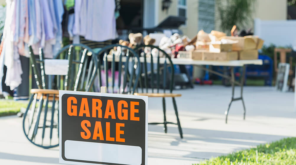 Garage Clearance Offer Many Products At A Lower Price